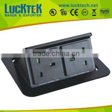 double Britain desk socket