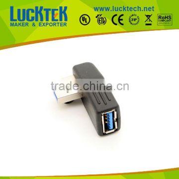 USB 3.0 Left Vertical angled adapter M/F