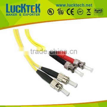 FC to ST Single Mode optic fiber, Duplex, 9/125