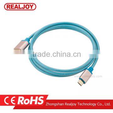 New 0.2m/1m/2m/3m Sample Order Mix Color Zinc Alloy Smartphone Braided Charging Data Micro 2.0 Usb Cable photo-4