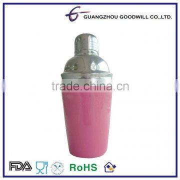 16OZ stainless steel cocktail shaker with pu