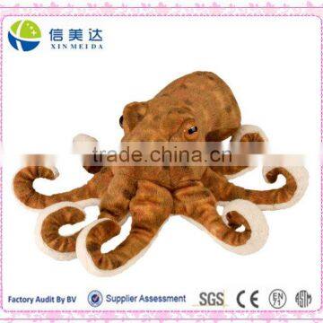 Realistic styling plush octopus