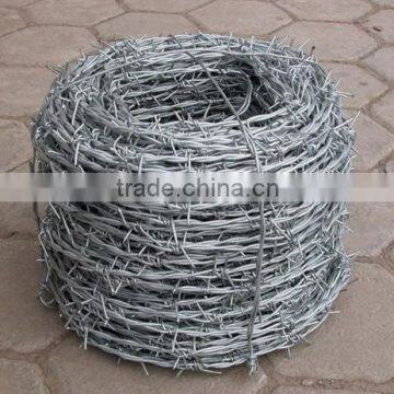 Used Galvanized Barbed Wire For Sale / PVC Coated Barbed Wire Price Weight Per Meter For Fence