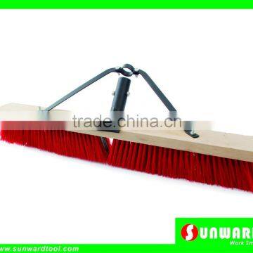 Contractor Sweeping Wooden Broom with 60''X1-1/8'' Handle