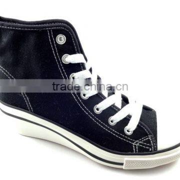 2014 Lady wedges Shoes Canvas Women' Shoe