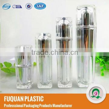 Rectangle crystal nutritional essence plastic bottles