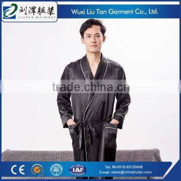 100% polyester satin mens sex sleepwear manufacturer