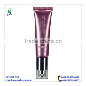 30ml high quality soft PEfoil tubes with pump cap used for BB cream and eye cream