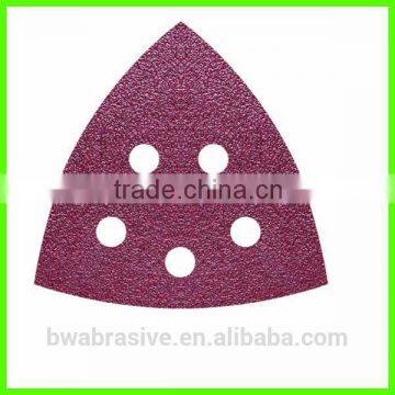 palm form 5 holes sandpaper disc