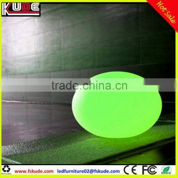 floating waterproof led light flat ball with remote control