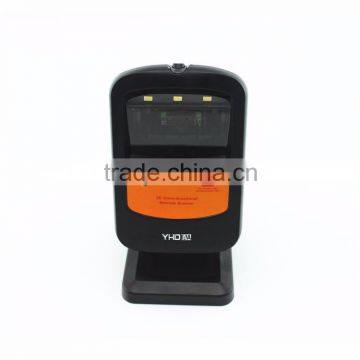 China supplier YHD 2d image table top barcode scanner,qr code scanner usb