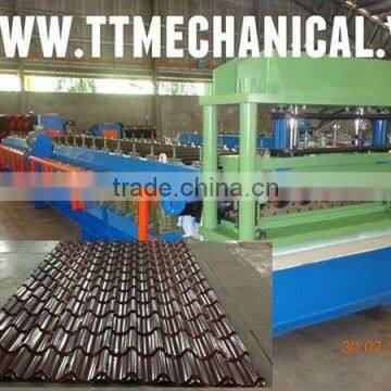 step tile long span rollforming machine