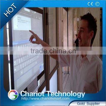 Chariot nano interactive touch foil overlay for advertising