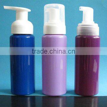 pet cosmetic bottle with pump sprayer /foam bottles