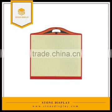 wooden sample board with logo printing