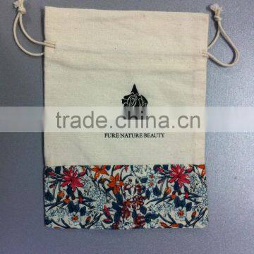 Organic Cotton Drawstring Bags/cotton Fabric Bag