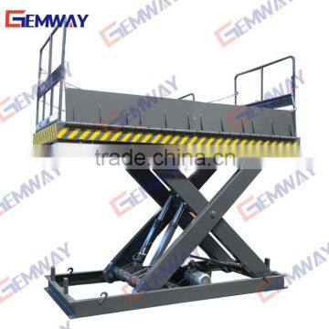 CE approved warehouse hydraulic scissor lift platform for goods