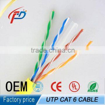 patch cord with rj45 plug 3m UTP cat6 lan cable