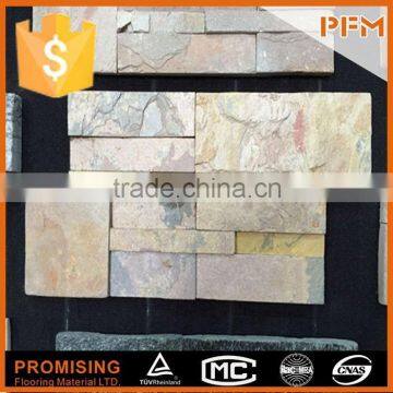 Castle wall decoration cheap natural chinese slate stone wall cladding