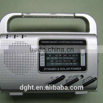 Solar dynamo flashlight Radio