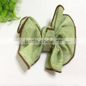 Natural Jute Woven Fabric Ribbon Star Bow, Gift Bow, Christams Bow