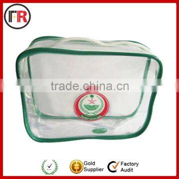 clear pvc plastic bag with printing