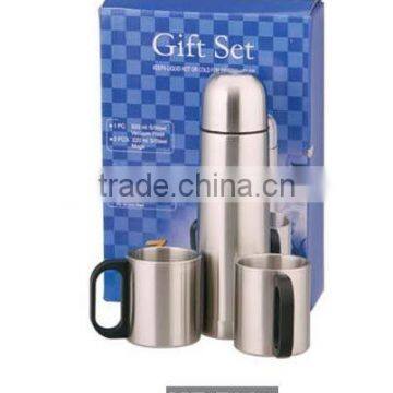 Stainless Steel Double Wall gift set mugs