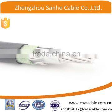 Aluminum concentric conductor 3 X 2 AWG