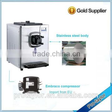 High Quality Single Flavor Table Top Soft Serve Ice Cream Machine