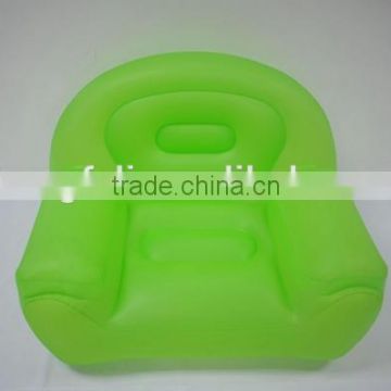 Clear inflatable transaparnt furniture sofa green armchair for home decoration