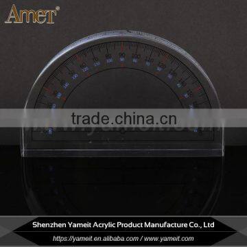 China Supplier Customized Logo Transparent Acrylic Ruler Acrylic Paper Weight