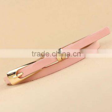 2014 new version of the long double- ring belt,thin belt of small,decorative belt
