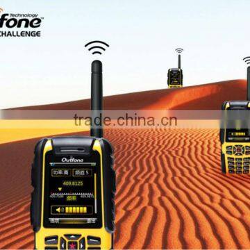 2013 professional waterproof dust proof outdoor gps phone with Water Dust-proof IP67Walkie-Talkie