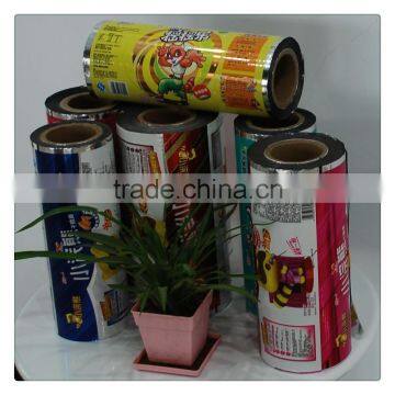 Aluminum plastic composite packaging film for foods