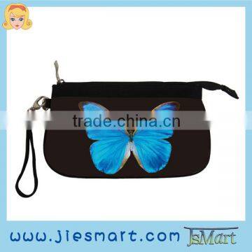 JSMART cosmetic bag digital printing custom design make up bag