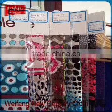Twill viscose 30x24 printed rayon fabric