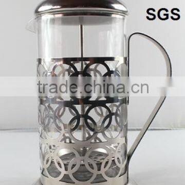 High quality stainless steel french coffee press (0.35L,0.6L,0.8L,1.0L)