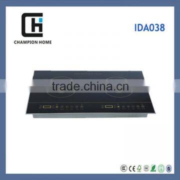Champion home brand IDA038 two burners built-in multifunctional induction cooker chinese manufacturer