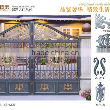 Garden Decoration Cast Aluminum Driveway Gate on Alibaba.com