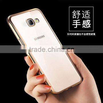 LZB New arrival luxury electroplating cover for samsung galaxy a7100 2016 tpu case
