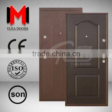 YIJIA Russia steel security HDF doors Behre color,YJRH56