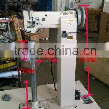 Super High Post-bed Single Needle Compound Feed Sewing Machine 8703 photo-2