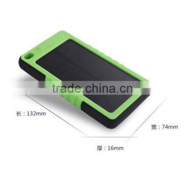 Water Proof Solar Power Power Bank 8000mah With Hanging Hole and Super Led Light photo-2