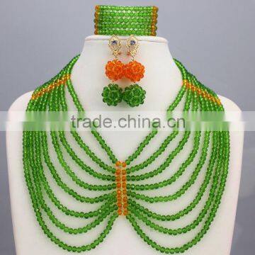 African 2016 hot beads jewelry set beautiful jewelry beads set SD808