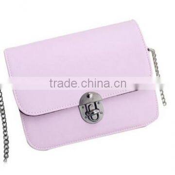 Fancy Shoulder Bag Long Chain Handbag Leather for Girls photo-3