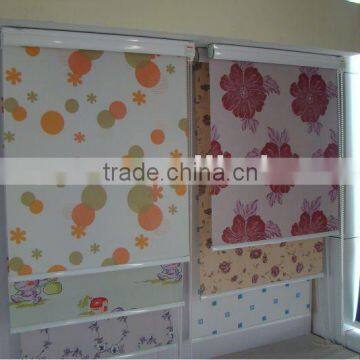 Printed roller blinds fabric