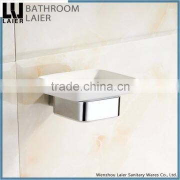 20839 hot selling euro style new square design zinc bathroom accessories wall mount soap dish