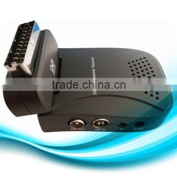 MPEG-2 digital ;Digital TV terrestrail receiver DVB-803, Mini Scart DVB-T with PVR support USB2.0, Satellite TV receiver