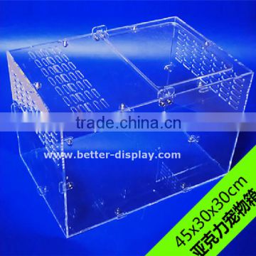 wholesale acrylic insect cage with breath hole