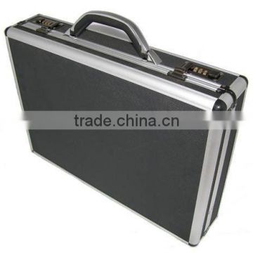 BRAND NEW BLACK ALUMINUM LAPTOP NOTEBOOK ATTACHE HARD CASE